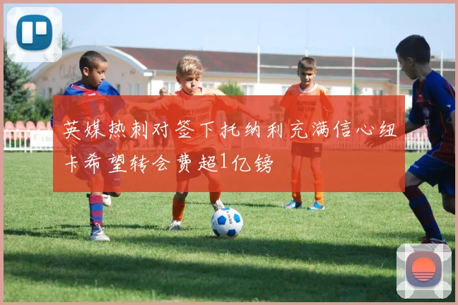 英媒热刺对签下托纳利充满信心纽卡希望转会费超1亿镑